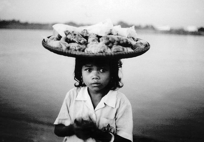 Peanut Seller, along the Mekong