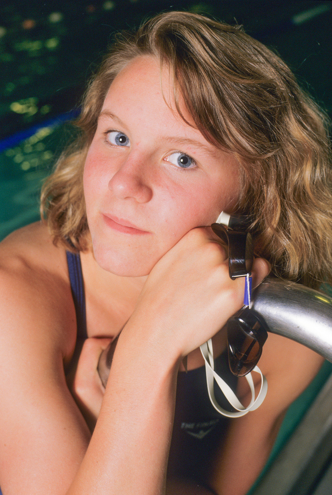 Jenny Thompson,Olympic Swimmer, age 18. 